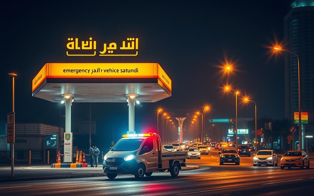 خدمة طوارئ سيارات مدار ساعة