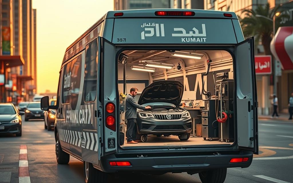 بنشر متنقل فى الكويت