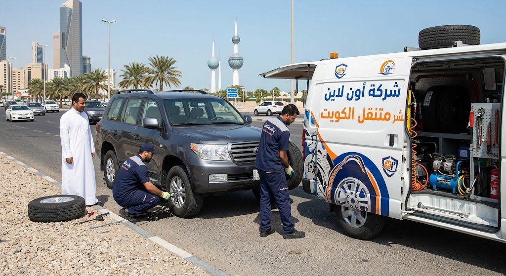 بنشر متنقل - كراج متنقل - تبديل تواير أون لاين سريع