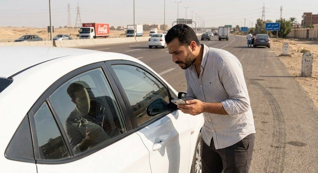 المفتاح داخل السيارة على الطريق؟ خطوات آمنة قبل ما تتصل